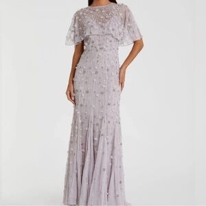 Mac Duggal Lilac Maxi Dress